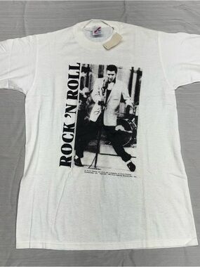 Vintage Elvis Presley Jerzees Single Stitch 90s Collector Item Medium READ